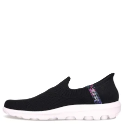 Skechers Sneakers & Athletic|Women's , Slip-ins: GO WALK Travel - Tahiti Sunset Sneaker Black
