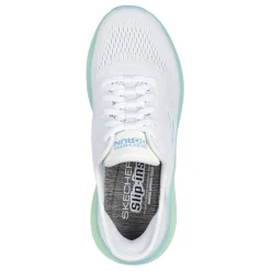 Skechers Sneakers & Athletic|Women's , Slip-ins: Max Cushioning Elite 2.0 Sneaker White/Blue