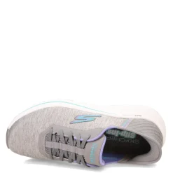 Skechers Sneakers & Athletic|Women's , Slip-ins: Max Cushioning Elite - Prevail Sneaker Gray/Blue