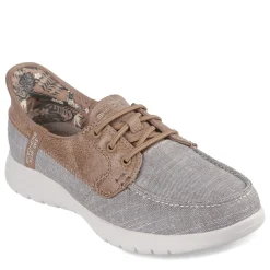 Skechers Sneakers & Athletic|Women's , Slip-ins: On-the-GO Flex - Coastal Sky Boat Shoe Taupe