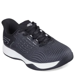 Skechers Sneakers & Athletic|Women's , Slip-ins Relaxed Fit: Viper Court Reload Pickleball Shoe Black/White
