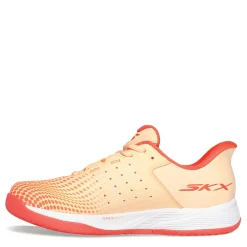 Skechers Slip-On Shoes|Women's , Slip-ins Relaxed Fit: Viper Court Reload Pickleball Shoe Peach/Pink