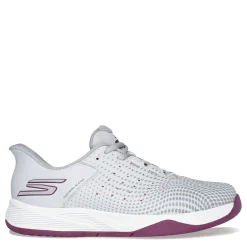 Skechers Sneakers & Athletic|Women's , Slip-ins Relaxed Fit: Viper Court Reload Pickleball Shoe Grey/Purple