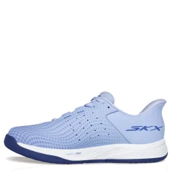 Skechers Sneakers & Athletic|Women's , Slip-ins Relaxed Fit: Viper Court Reload Pickleball Shoe Blue/White