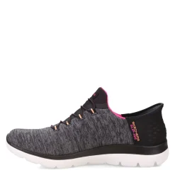 Skechers Sneakers & Athletic|Women's , Slip-ins Summits Dazzling Haze Sneaker - Wide Width Black Multi