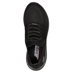 Skechers Sneakers & Athletic|Women's , Sport Sparrow 2.0 - Allegiance Crew Sneaker - Wide Width Black/Black