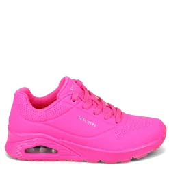 Skechers Sneakers & Athletic|Women's Street, Uno - Neon Nights Sneaker Hot Pink
