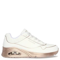 Skechers Sneakers & Athletic|Women's Street, Uno - Cool Heels Sneaker White / Rose Gold