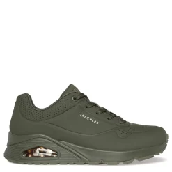 Skechers Sneakers & Athletic|Women's Street, Uno - Stand on Air Sneaker - Wide Width Olive