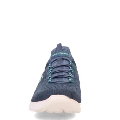 Skechers Sneakers & Athletic|Women's , Summits - Fun Flair Sneaker - Wide Width Navy