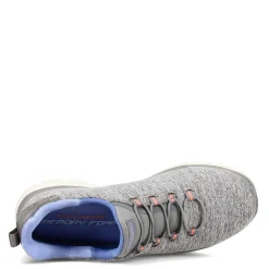 Skechers Sneakers & Athletic|Women's , Summits - Quick Getaway Sneaker Grey Blue