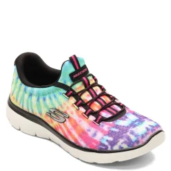 Skechers Sneakers & Athletic|Women's , Summits - Looking Groovy Sneaker Black Multi
