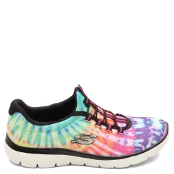 Skechers Sneakers & Athletic|Women's , Summits - Looking Groovy Sneaker Black Multi
