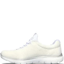 Skechers Sneakers & Athletic|Women's , Summits - Cool Classic Sneaker - Wide Width White Silver