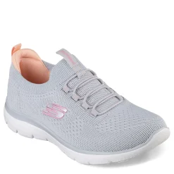 Skechers Sneakers & Athletic|Women's , Summits - Top Player Sneaker - Wide Width Gray