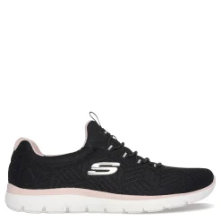 Skechers Sneakers & Athletic|Women's , Summits - Artistry Chic Sneaker Black Pink
