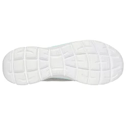 Skechers Slip-On Shoes|Women's , Summits - Artistry Chic Sneaker Grey Light Blue