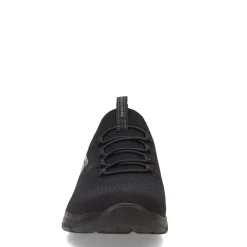 Skechers Slip-On Shoes|Women's , Summits - Top Player Sneaker Solid Black