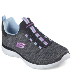 Skechers Sneakers & Athletic|Women's , Summits - Fresh Impression Sneaker Black Multi