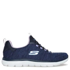 Skechers Sneakers & Athletic|Women's , Summits - Fresh Impression Sneaker Navy Lavender