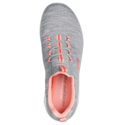 Skechers Sneakers & Athletic|Women's , Summits - Fresh Impression Sneaker Grey Coral