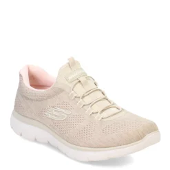Skechers Sneakers & Athletic|Women's , Summits - Fun Flair Sneaker - Wide Width Taupe