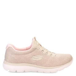 Skechers Sneakers & Athletic|Women's , Summits - Fun Flair Sneaker - Wide Width Taupe