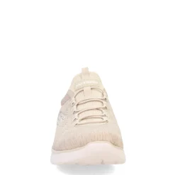 Skechers Sneakers & Athletic|Women's , Summits - Fun Flair Sneaker - Wide Width Taupe