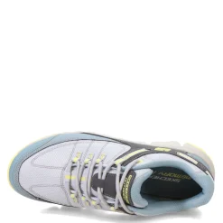 Skechers Sneakers & Athletic|Women's , Summits AT - Artists Bluff Hiking Shoe Blue/Yellow