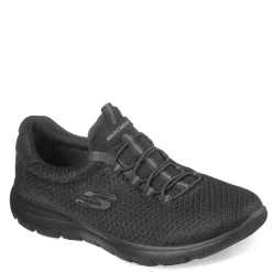 Skechers Slip-On Shoes|Women's , Summits Slip on Sneakers Black