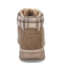 Skechers Boots|Women's , Synergy - Plaid Mood Boot Taupe