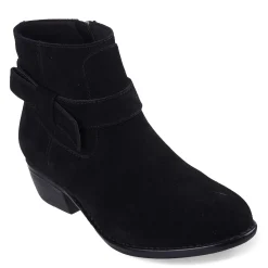Skechers Boots|Women's , Texas - Westernville Boot Black Suede