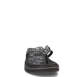 Skechers Sandals|Women's , Upgrades Be Jeweled Thong Sandals Black