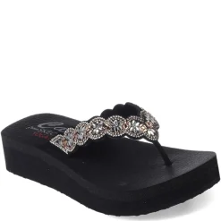 Skechers Sandals|Women's , Vinyasa - Happy Spring Sandal Black