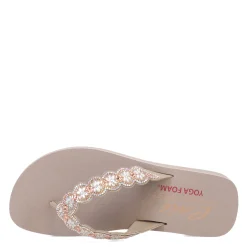 Skechers Wedges|Women's , Vinyasa - Happy Spring Sandal Taupe