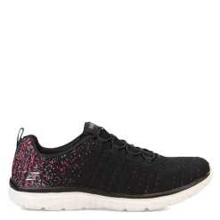 Skechers Sneakers & Athletic|Women's , Virtue Sneaker - Wide Width Black Pink