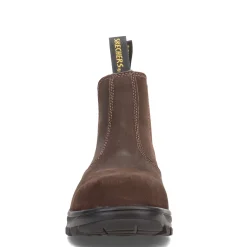 Skechers Work Work & Safety|Women's Skechers, Workshire - Jannit Comp Toe Work Boot Brown