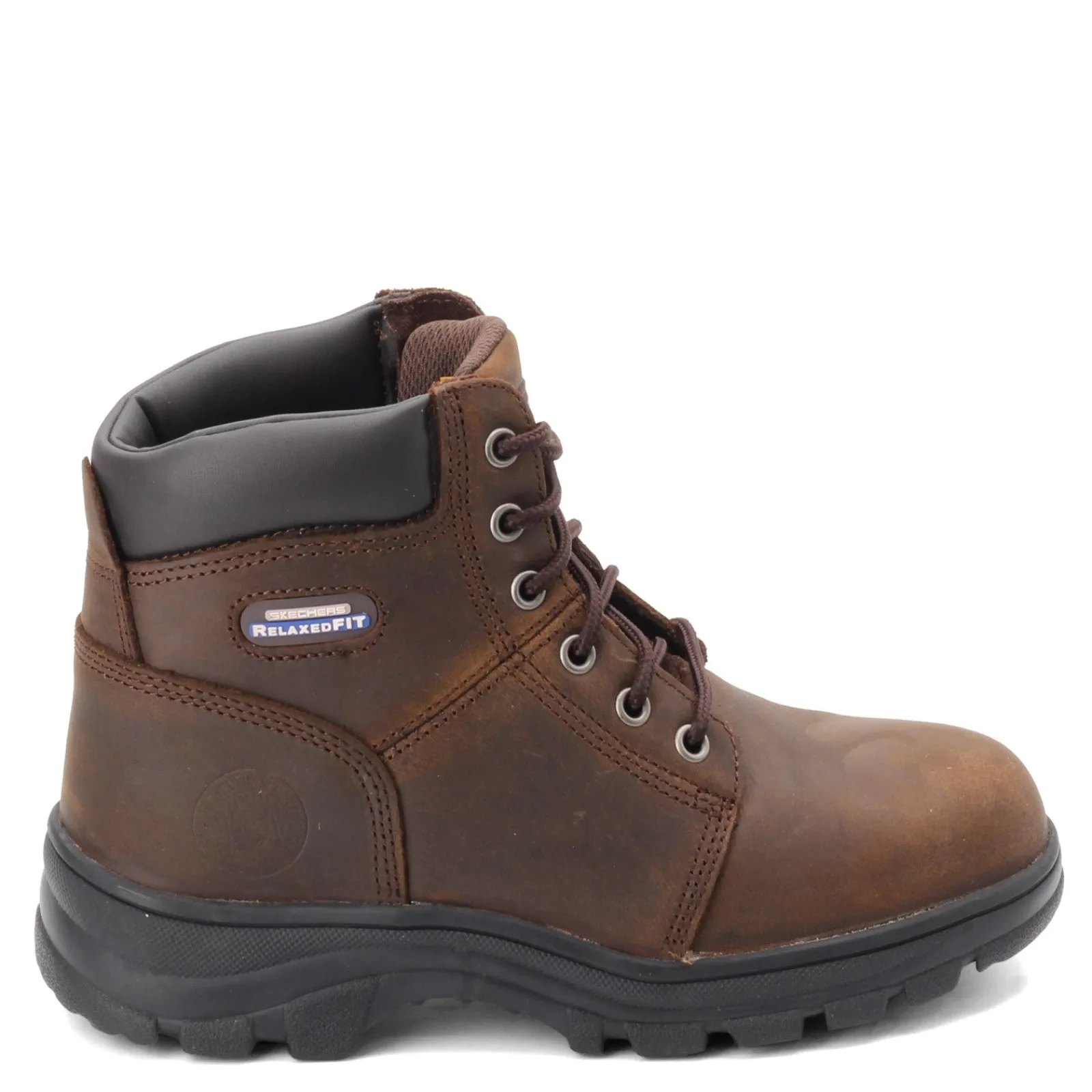 Skechers Work Work & Safety|Women's Skechers, Workshire - Peril ST Boot Dark Brown