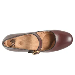 Sofft Pumps & Heels|Women's , Leslie Pump Bourbon Red