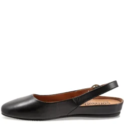 Soft Walk Flats|Women's , Sandy Flat Black