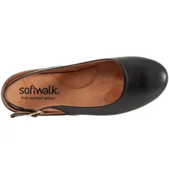 Soft Walk Flats|Women's , Sandy Flat Black