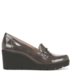 SOUL Naturalizer Wedges|Women's , Achieve Loafer Grey Patent