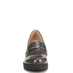 SOUL Naturalizer Wedges|Women's , Achieve Loafer Grey Patent