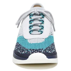 SOUL Naturalizer Sneakers & Athletic|Women's , Charlie-Knit Slip-On Sneaker Grey Turquoise