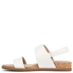 SOUL Naturalizer Sandals|Women's , Cindi Sling Sandal White