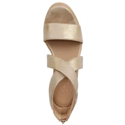 Naturalizer Sandals|Women's Soul , Goodtimes Wedge Sandal Gold