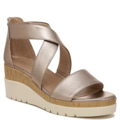 SOUL Naturalizer Sandals|Women's , Goodtimes Wedge Sandal Silver