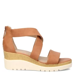SOUL Naturalizer Sandals|Women's , Goodtimes Wedge Sandal Brown