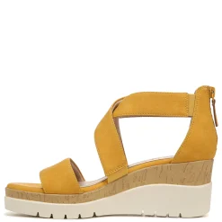 SOUL Naturalizer Sandals|Women's , Goodtimes Wedge Sandal Yellow