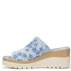 SOUL Naturalizer Wedges|Women's , Goodtimes Wedge Slide Bluebell Fabric